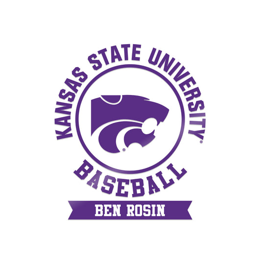 Kansas State - NCAA Baseball : Ben Rosin - Sticker
