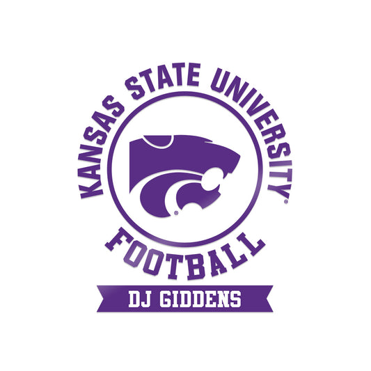 Kansas State - NCAA Football : DJ Giddens - Sticker