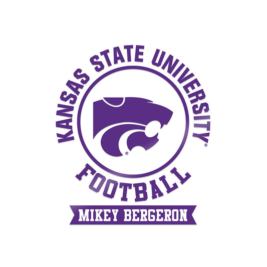 Kansas State - NCAA Football : Mikey Bergeron - Sticker