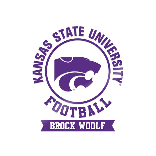 Kansas State - NCAA Football : Brock Woolf - Sticker