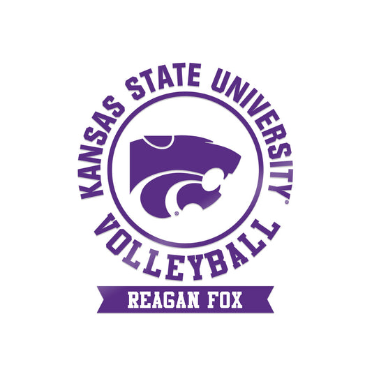 Kansas State - NCAA Women's Volleyball : Reagan Fox - Sticker