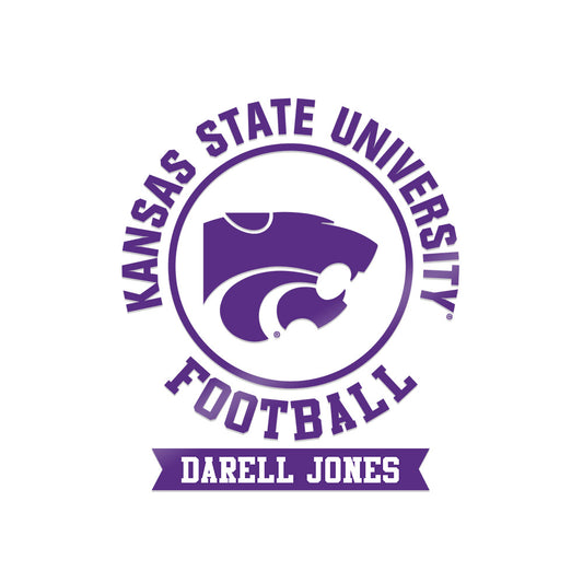 Kansas State - NCAA Football : Darell Jones - Sticker