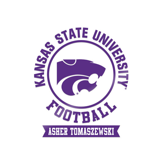 Kansas State - NCAA Football : Asher Tomaszewski - Sticker