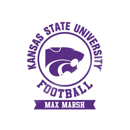 Kansas State - NCAA Football : Max Marsh - Sticker
