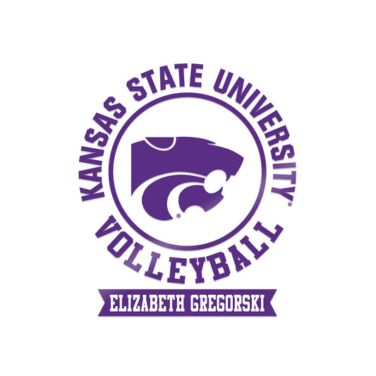 Kansas State - NCAA Women's Volleyball : Elizabeth Gregorski - Sticker