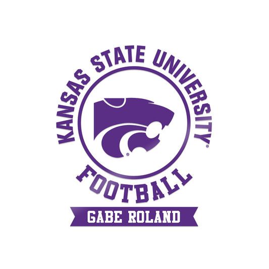 Kansas State - NCAA Football : Gabe Roland - Sticker