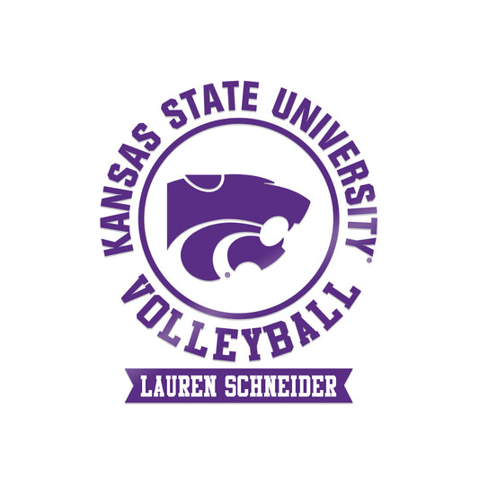 Kansas State - NCAA Women's Volleyball : Lauren Schneider - Sticker