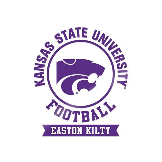 Kansas State - NCAA Football : Easton Kilty - Sticker