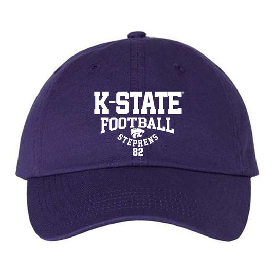 Kansas State - NCAA Football : Justin Stephens - Dad Hat-0