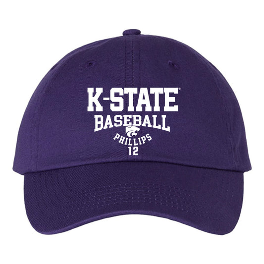 Kansas State - NCAA Baseball : Cayden Phillips - Classic Dad Hat