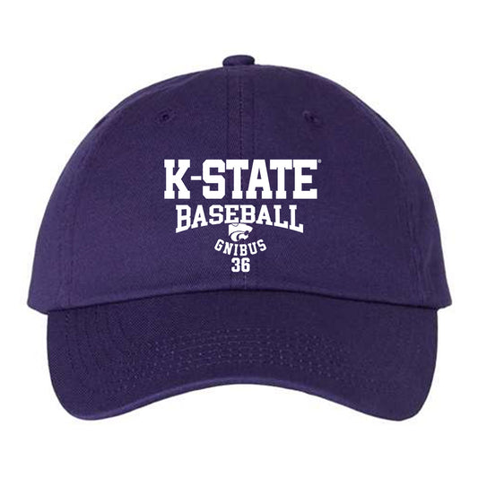 Kansas State - NCAA Baseball : William Gnibus - Classic Dad Hat