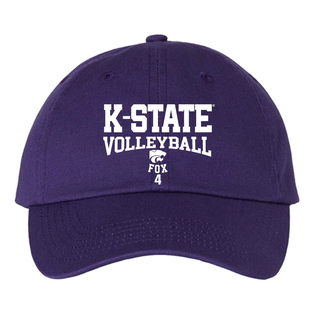 Kansas State - NCAA Women's Volleyball : Reagan Fox - Dad Hat