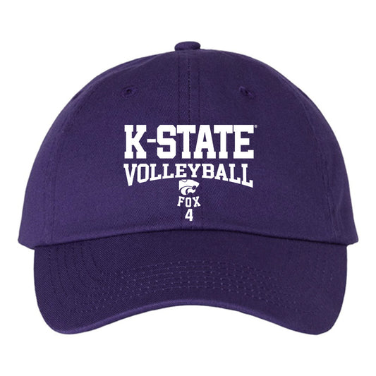 Kansas State - NCAA Women's Volleyball : Reagan Fox - Dad Hat