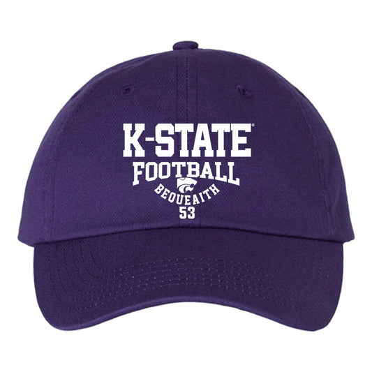 Kansas State - NCAA Football : Drake Bequeaith - Classic Dad Hat