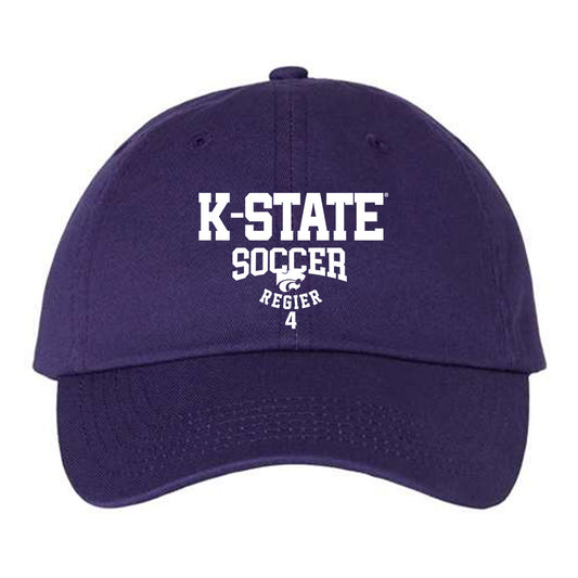 Kansas State - NCAA Women's Soccer : Alix Regier - Dad Hat-0