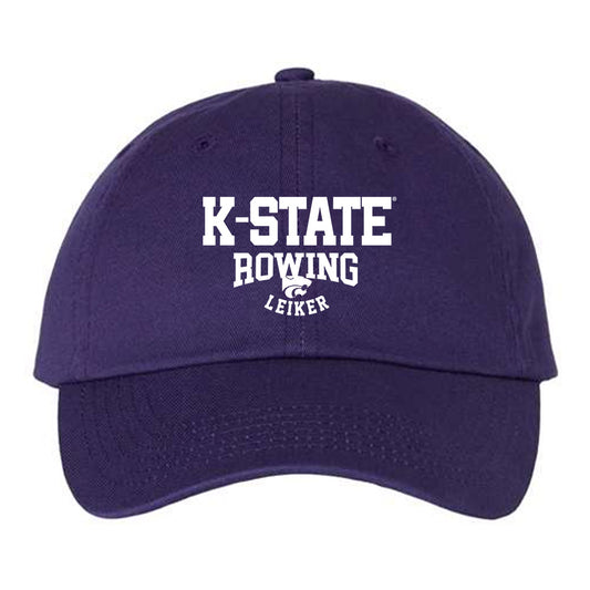 Kansas State - NCAA Women's Rowing : Harmony Leiker - Dad Hat-0
