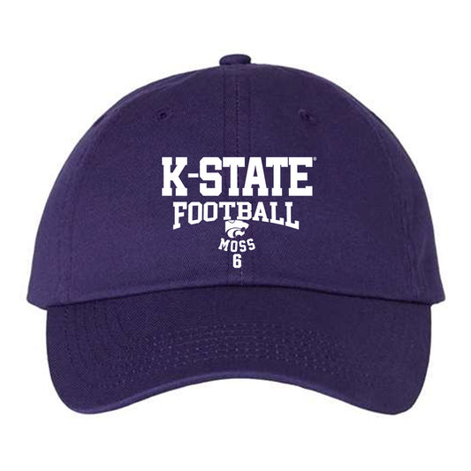 Kansas State - NCAA Football : Qua Moss - Dad Hat-0