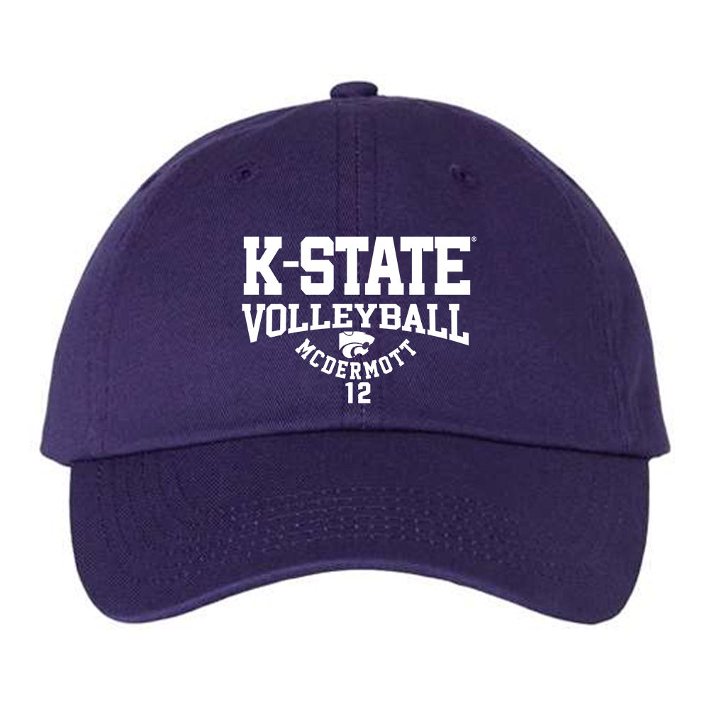Kansas State - NCAA Women's Volleyball : Sydney McDermott - Dad Hat-0