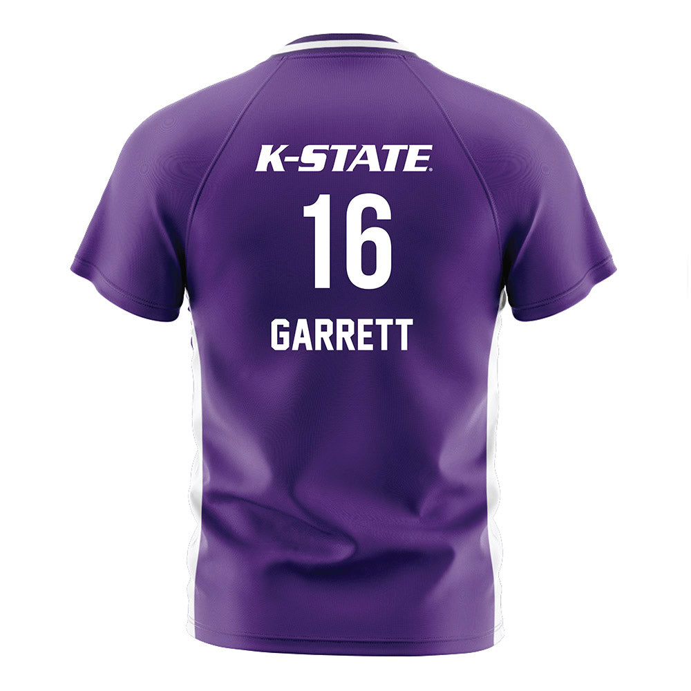 Kansas State - NCAA Women's Soccer : Ava Garrett - Purple Soccer Jersey-1