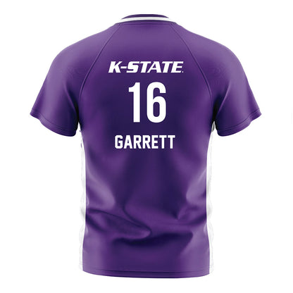 Kansas State - NCAA Women's Soccer : Ava Garrett - Purple Soccer Jersey-1