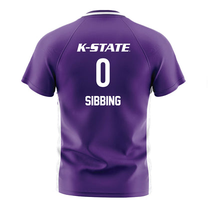 Kansas State - NCAA Women's Soccer : Maddie Sibbing - Purple Soccer Jersey-1