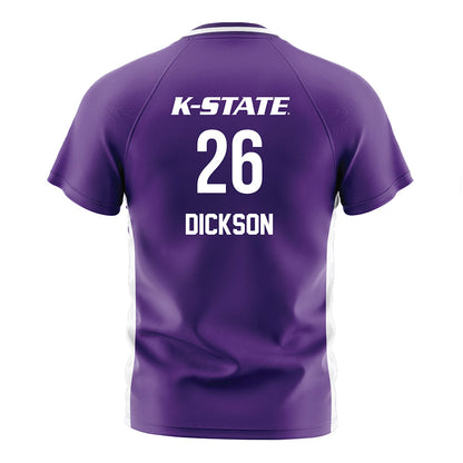 Kansas State - NCAA Women's Soccer : Paige Dickson - Purple Soccer Jersey