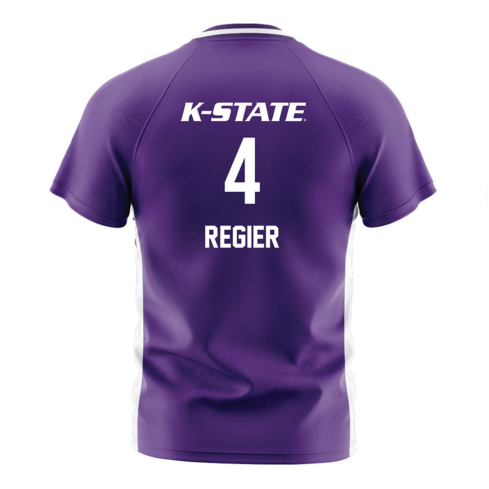 Kansas State - NCAA Women's Soccer : Alix Regier - Purple Soccer Jersey-1