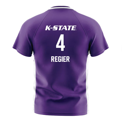 Kansas State - NCAA Women's Soccer : Alix Regier - Purple Soccer Jersey-1