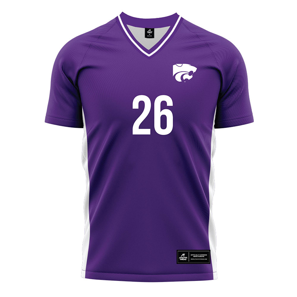 Kansas State - NCAA Women's Soccer : Paige Dickson - Purple Soccer Jersey