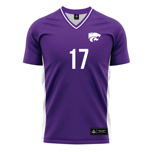 Kansas State - NCAA Women's Soccer : Jordan Losey - Purple Soccer Jersey-0