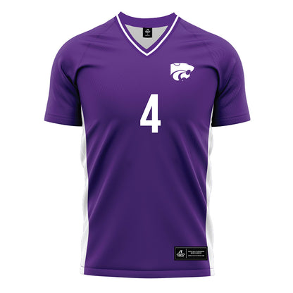 Kansas State - NCAA Women's Soccer : Alix Regier - Purple Soccer Jersey-0