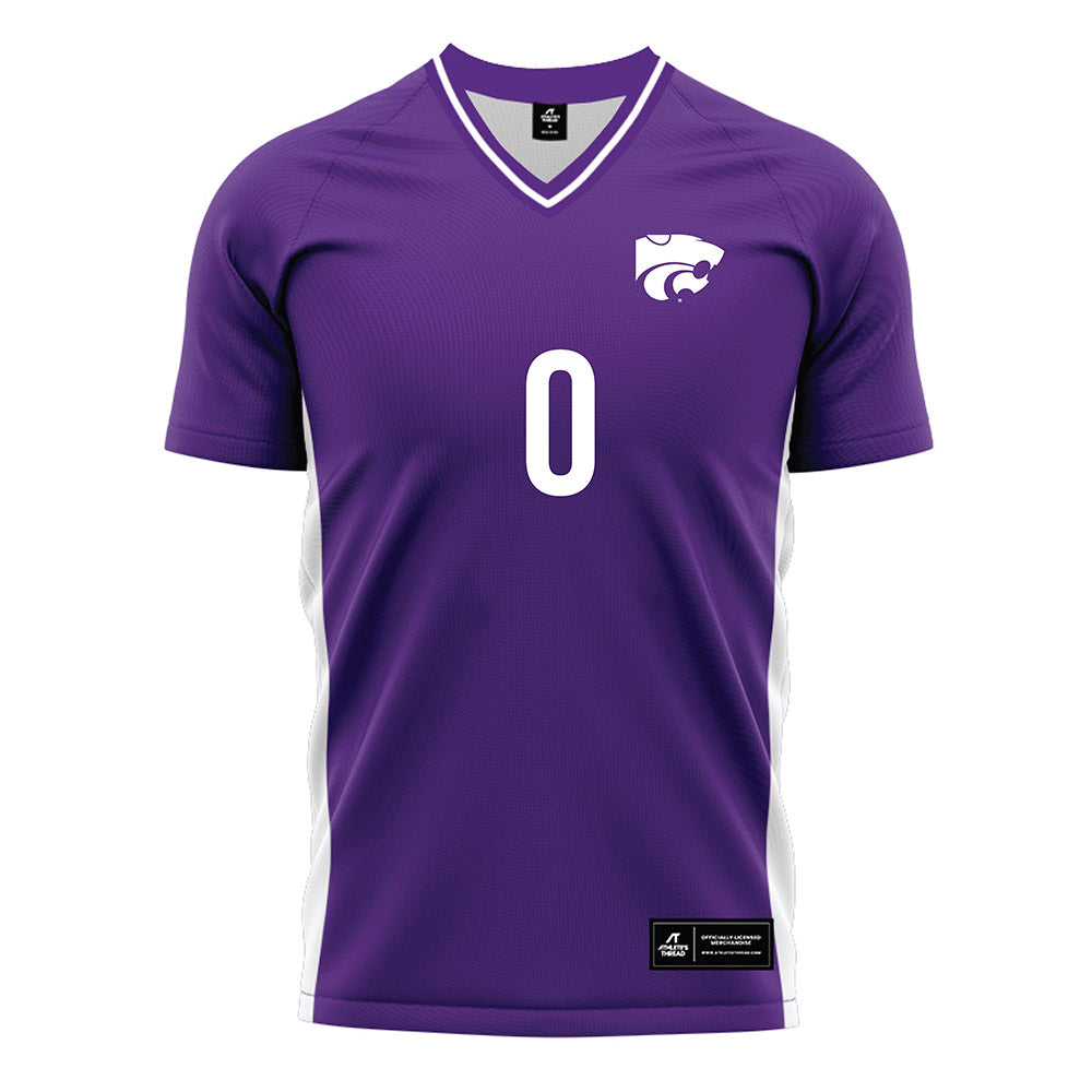Kansas State - NCAA Women's Soccer : Maddie Sibbing - Purple Soccer Jersey-0