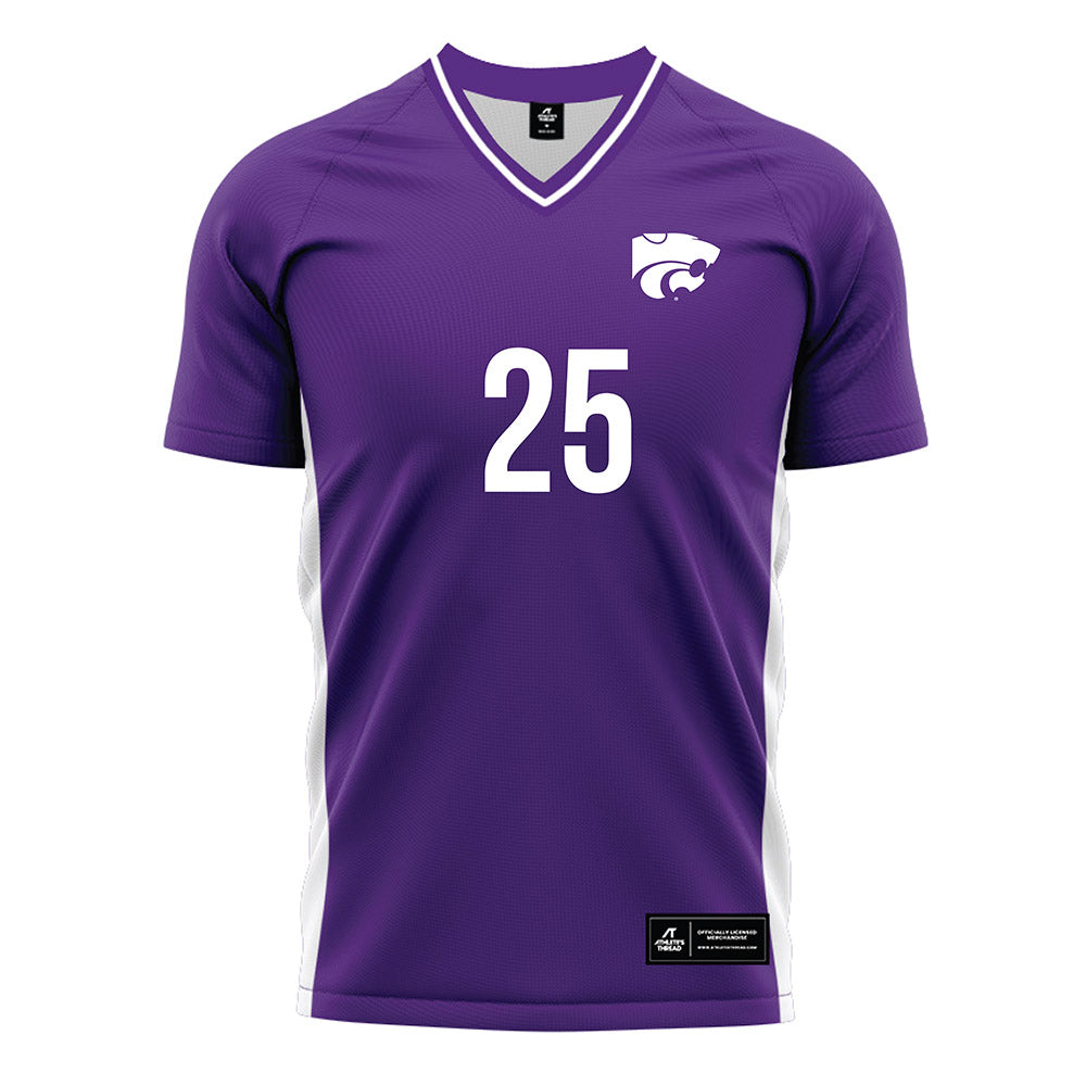 Kansas State - NCAA Women's Soccer : Ava Patterson - Purple Soccer Jersey-0