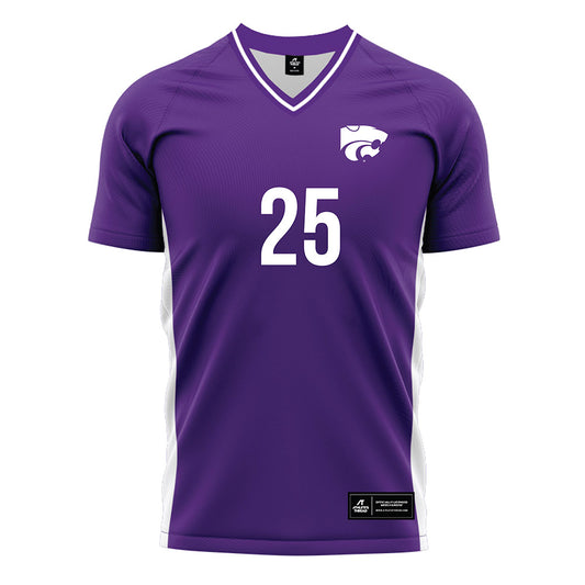 Kansas State - NCAA Women's Soccer : Ava Patterson - Purple Soccer Jersey-0