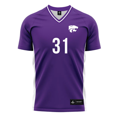 Kansas State - NCAA Women's Soccer : Morgan Struttmann - Purple Soccer Jersey