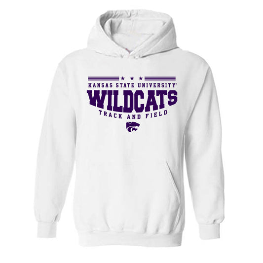 Kansas State - NCAA Men's Track & Field (Outdoor) : Ian Ludlam - Hooded Sweatshirt Sports Shersey