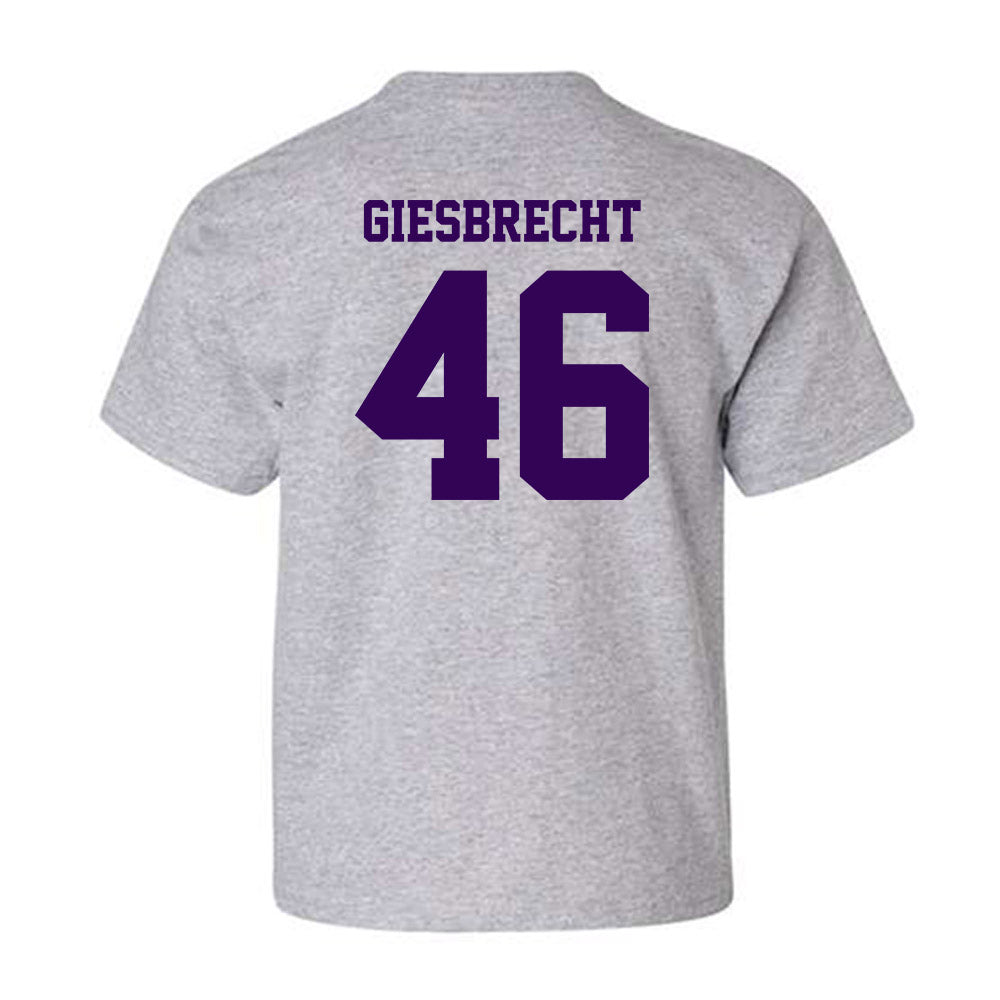 Kansas State - NCAA Baseball : Ethan Giesbrecht - Sports Shersey Youth T-Shirt-1
