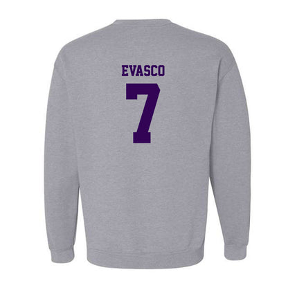 Kansas State - NCAA Baseball : Aj Evasco - Sports Shersey Crewneck Sweatshirt-1