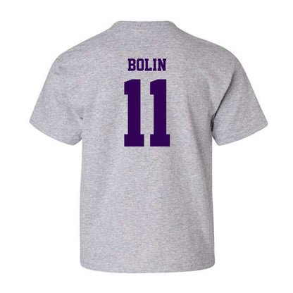 Kansas State - NCAA Baseball : Robby Bolin - Sports Shersey Youth T-Shirt-1