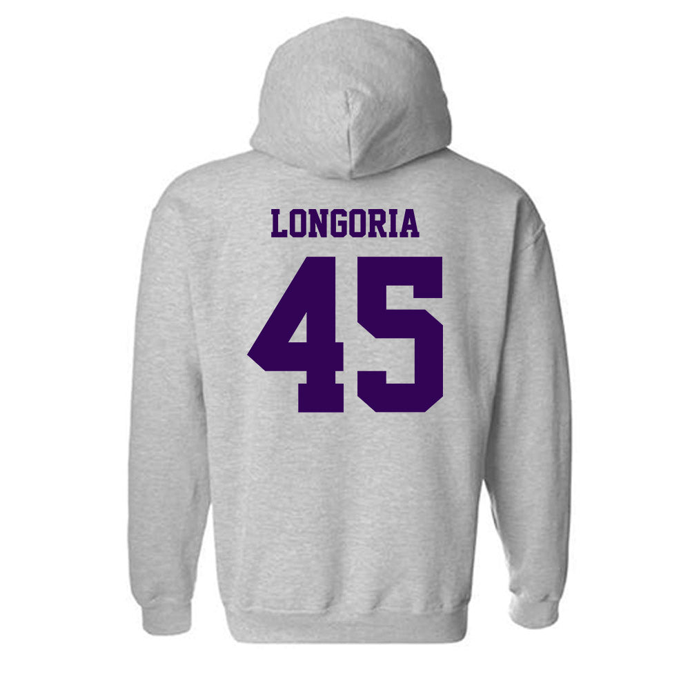 Kansas State - NCAA Baseball : Adan Longoria - Sports Shersey Hooded Sweatshirt-1