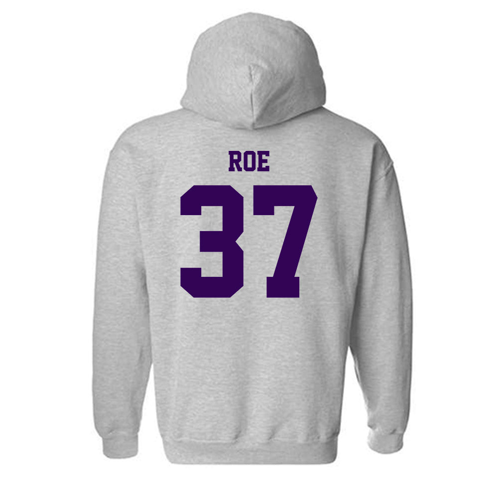 Kansas State - NCAA Baseball : Brody Roe - Sports Shersey Hooded Sweatshirt-1