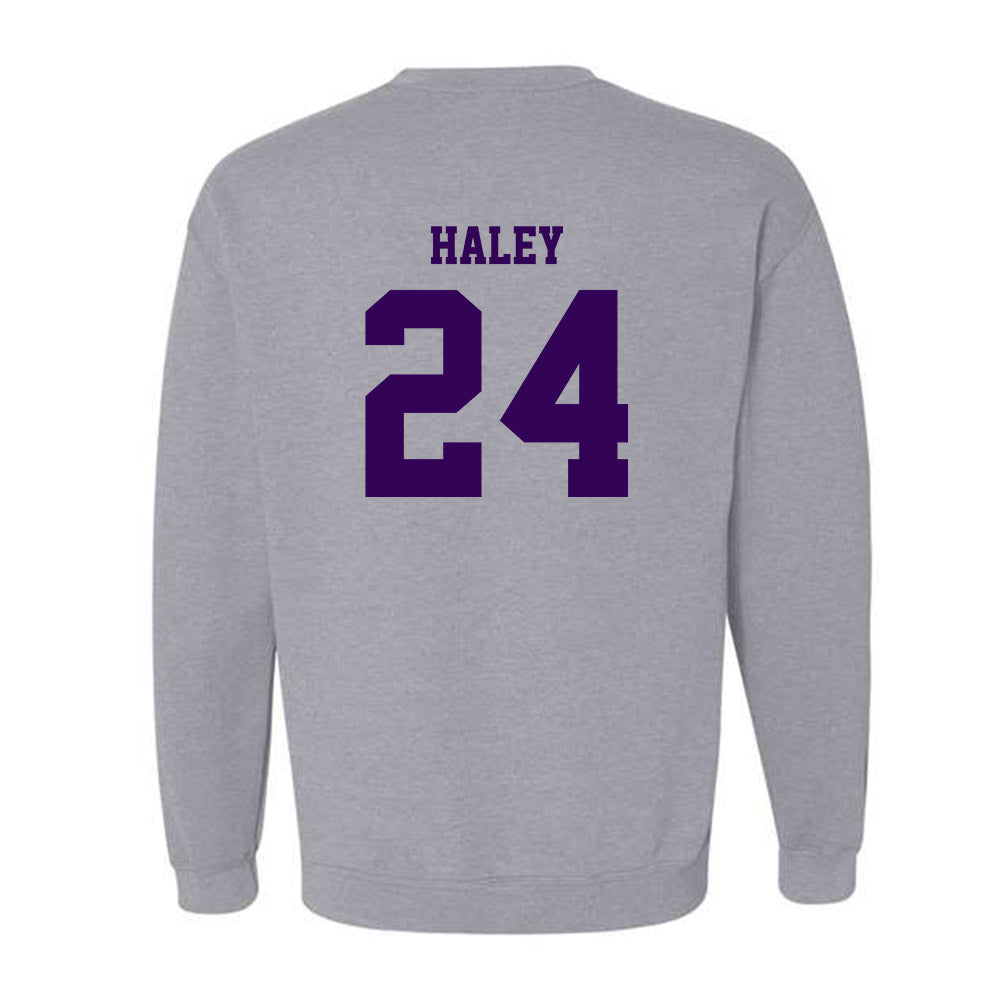 Kansas State - NCAA Baseball : Austin Haley - Sports Shersey Crewneck Sweatshirt-1