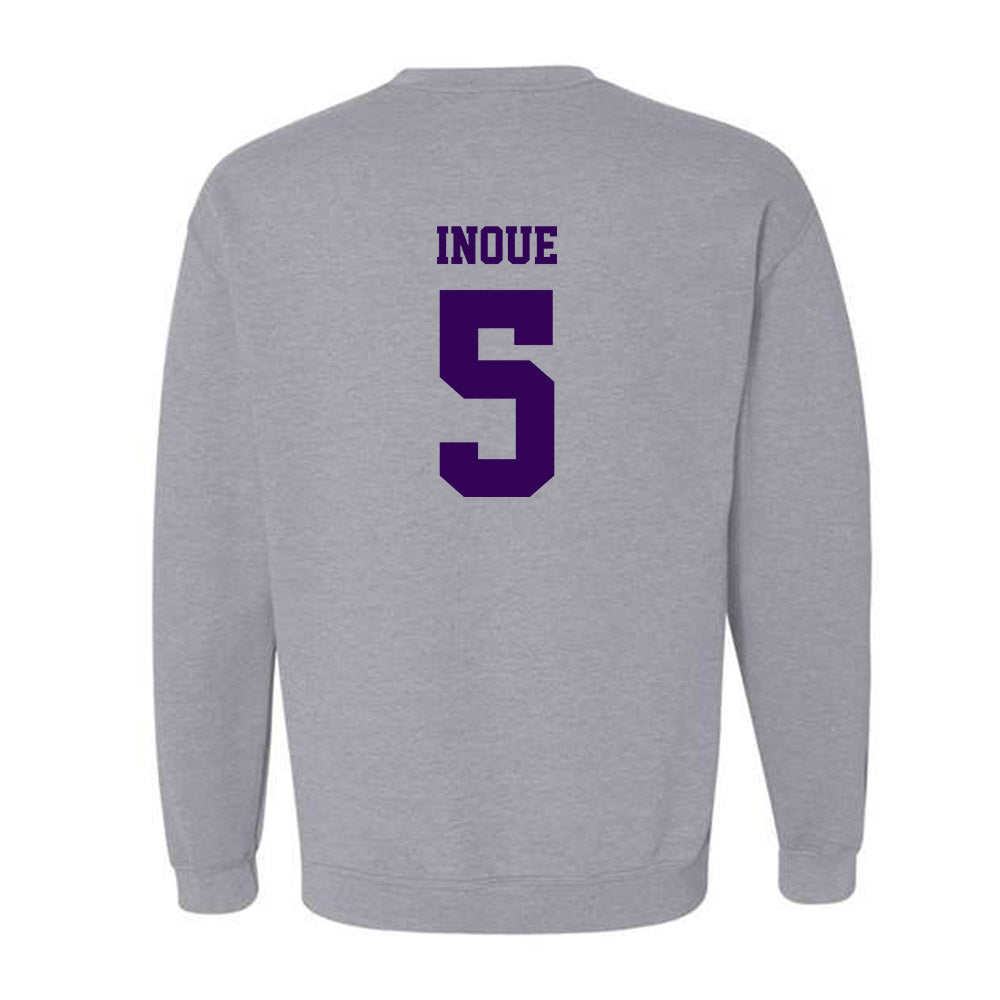 Kansas State - NCAA Baseball : Shintaro Inoue - Sports Shersey Crewneck Sweatshirt-1