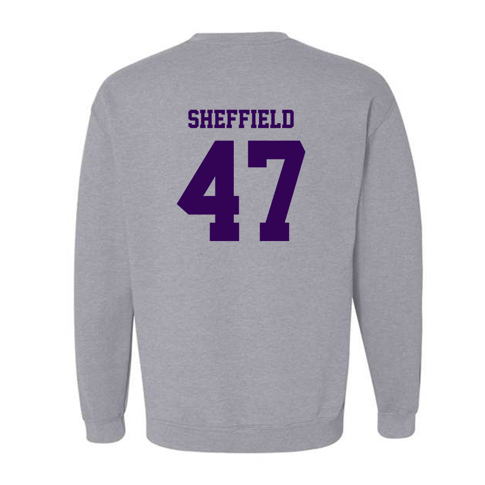 Kansas State - NCAA Baseball : Lincoln Sheffield - Sports Shersey Crewneck Sweatshirt-1
