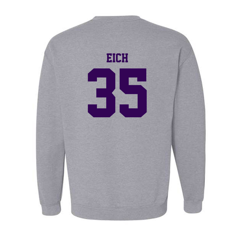 Kansas State - NCAA Baseball : Billy Eich - Sports Shersey Crewneck Sweatshirt-1