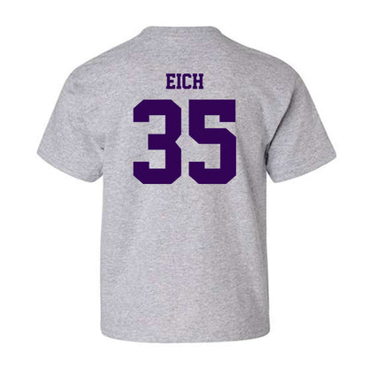 Kansas State - NCAA Baseball : Billy Eich - Sports Shersey Youth T-Shirt-1