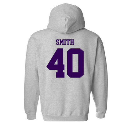 Kansas State - NCAA Baseball : Miles Smith - Sports Shersey Hooded Sweatshirt-1