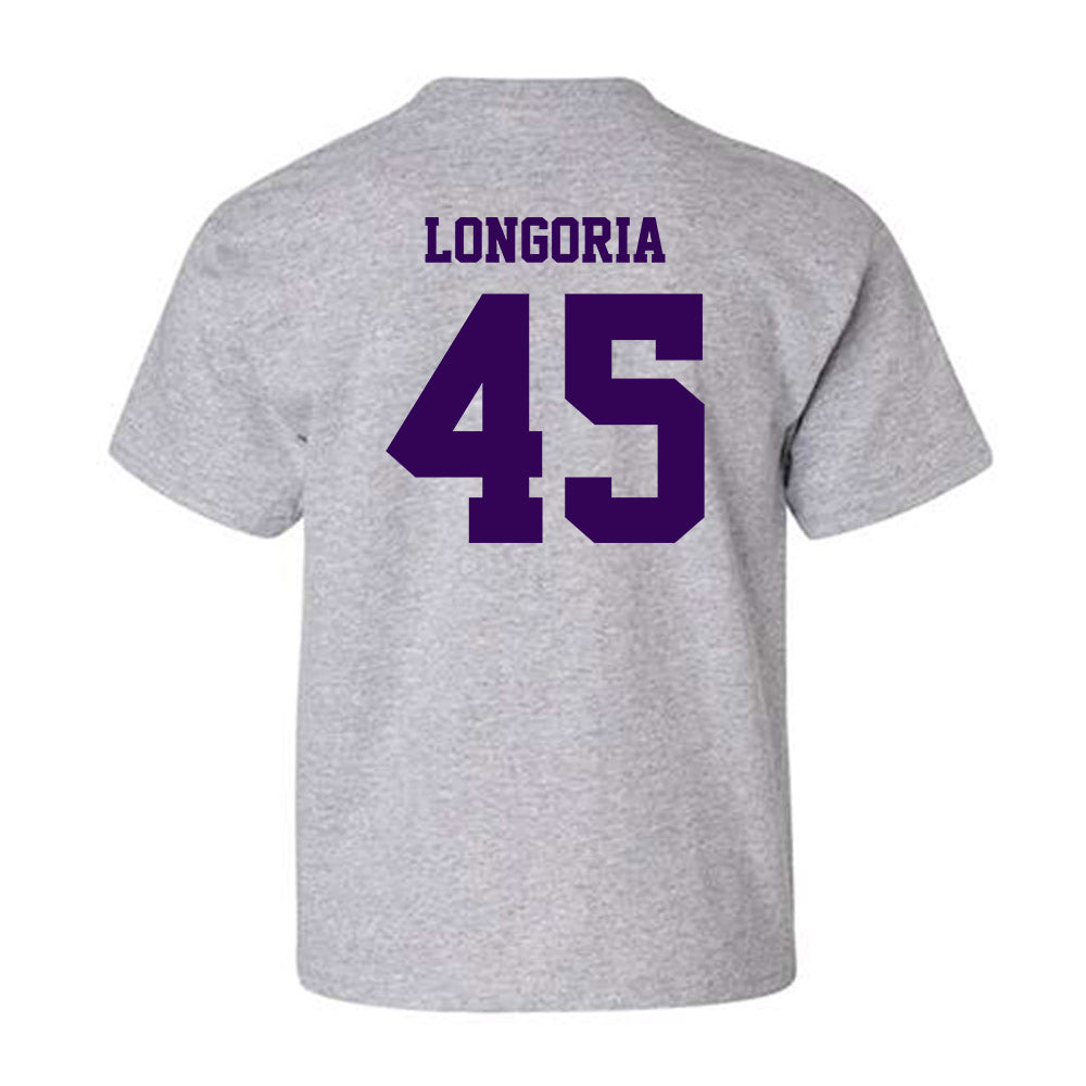 Kansas State - NCAA Baseball : Adan Longoria - Sports Shersey Youth T-Shirt-1