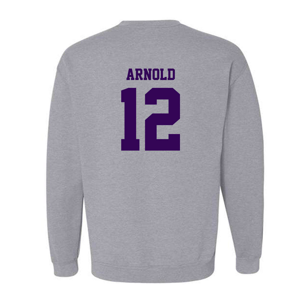 Kansas State - NCAA Baseball : Aaron Arnold - Sports Shersey Crewneck Sweatshirt-1