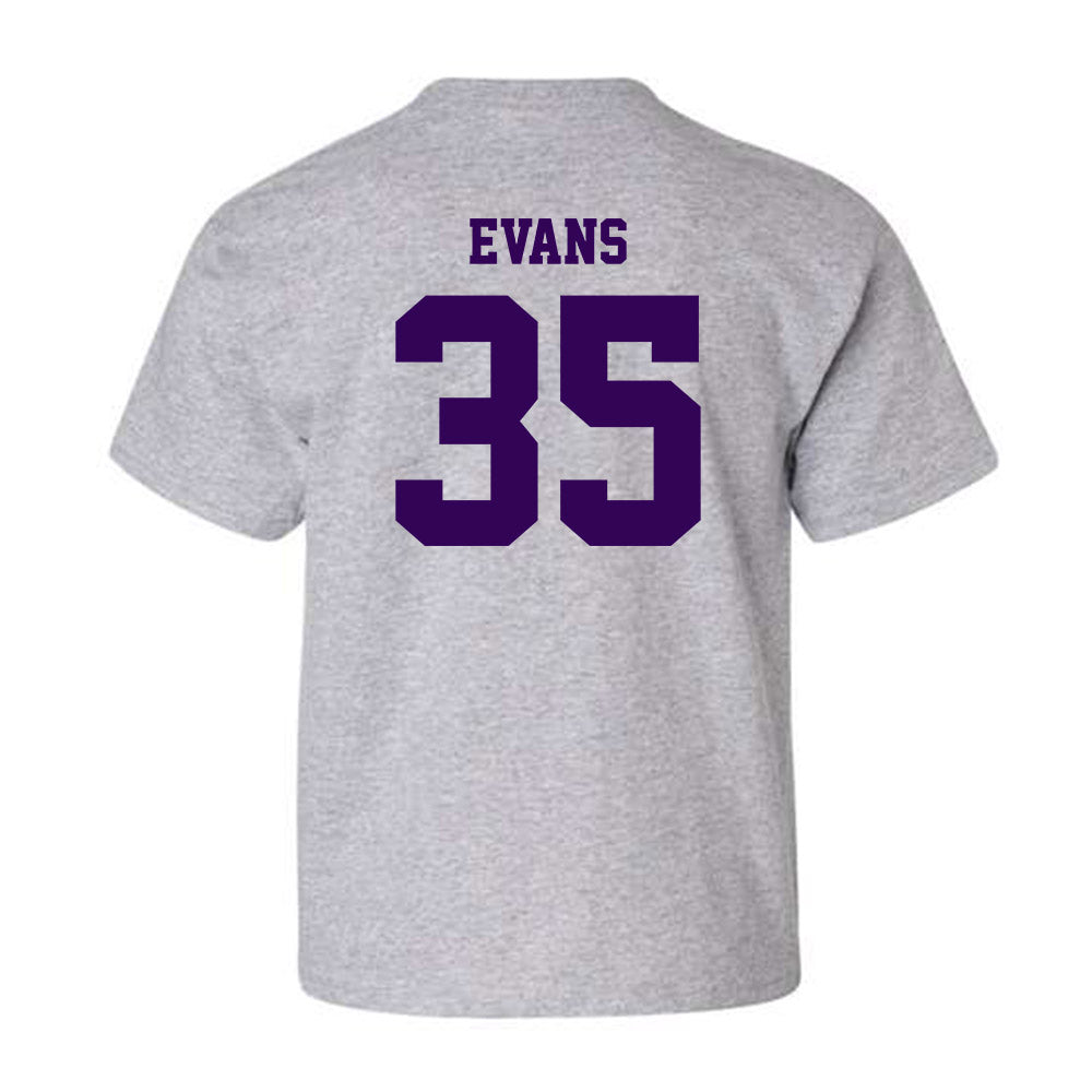 Kansas State - NCAA Baseball : Andrew Evans - Youth T-Shirt Sports Shersey